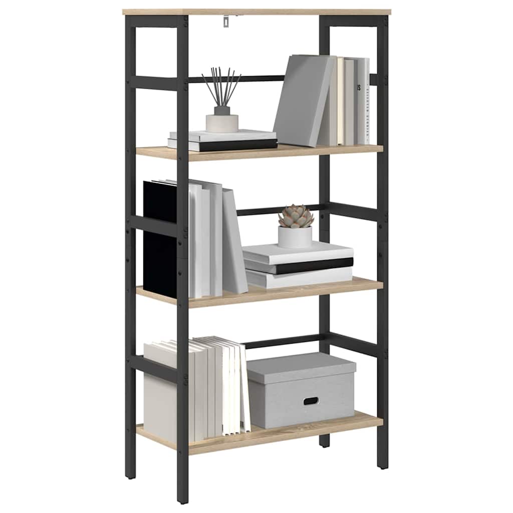 Polica Sonoma hrast 60 x 29,5 x 115 cm Konstruirano drvo