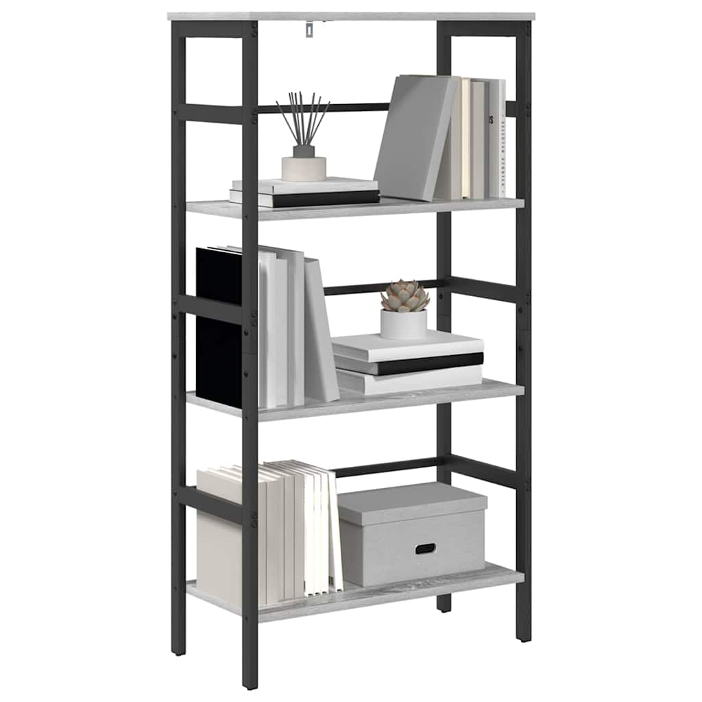 Polica Siva Sonoma 60 x 29,5 x 115 cm Konstruirano drvo