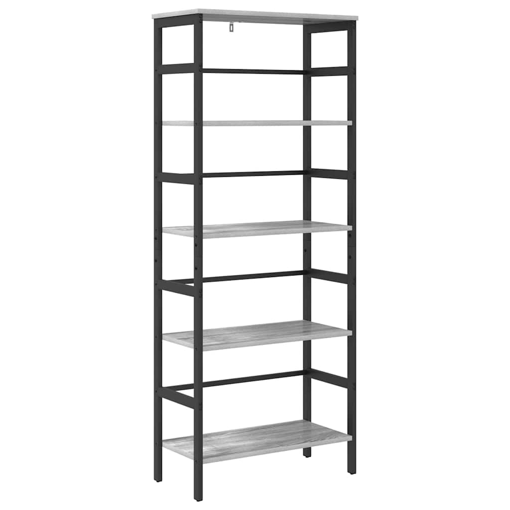 Polica Siva Sonoma 60 x 29,5 x 149 cm Konstruirano drvo