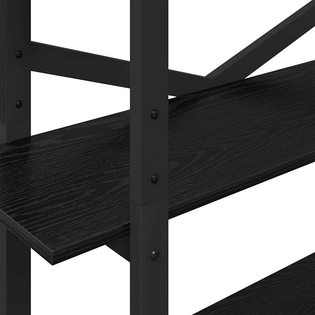 Polica Crni hrast 100 x 33,5 x 178 cm Konstruirano drvo