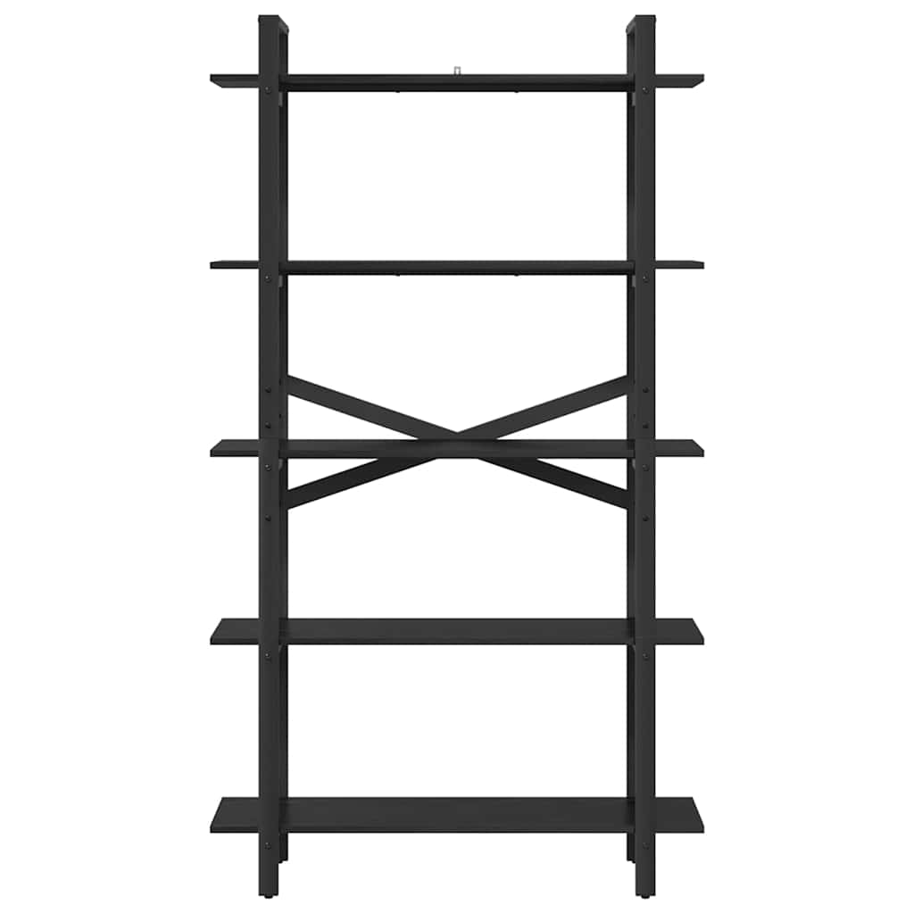 Polica Crni hrast 100 x 33,5 x 178 cm Konstruirano drvo