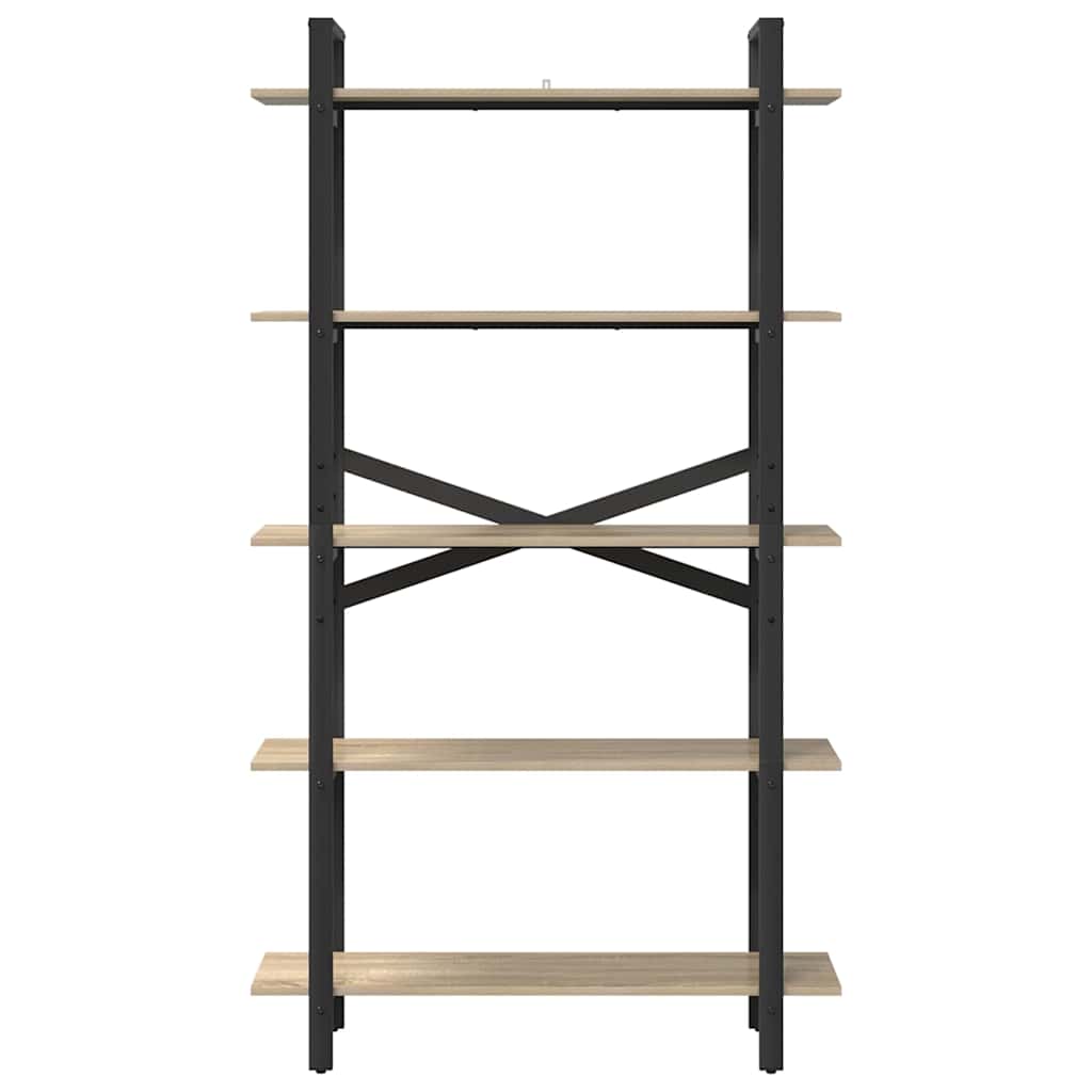 Polica Sonoma hrast 100 x 33,5 x 178 cm Konstruirano drvo