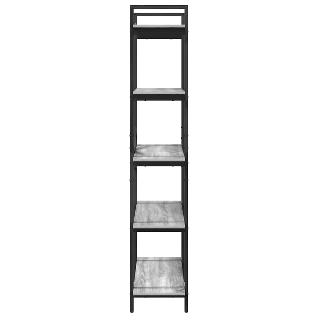 Polica Siva Sonoma 100 x 33,5 x 178 cm Konstruirano drvo