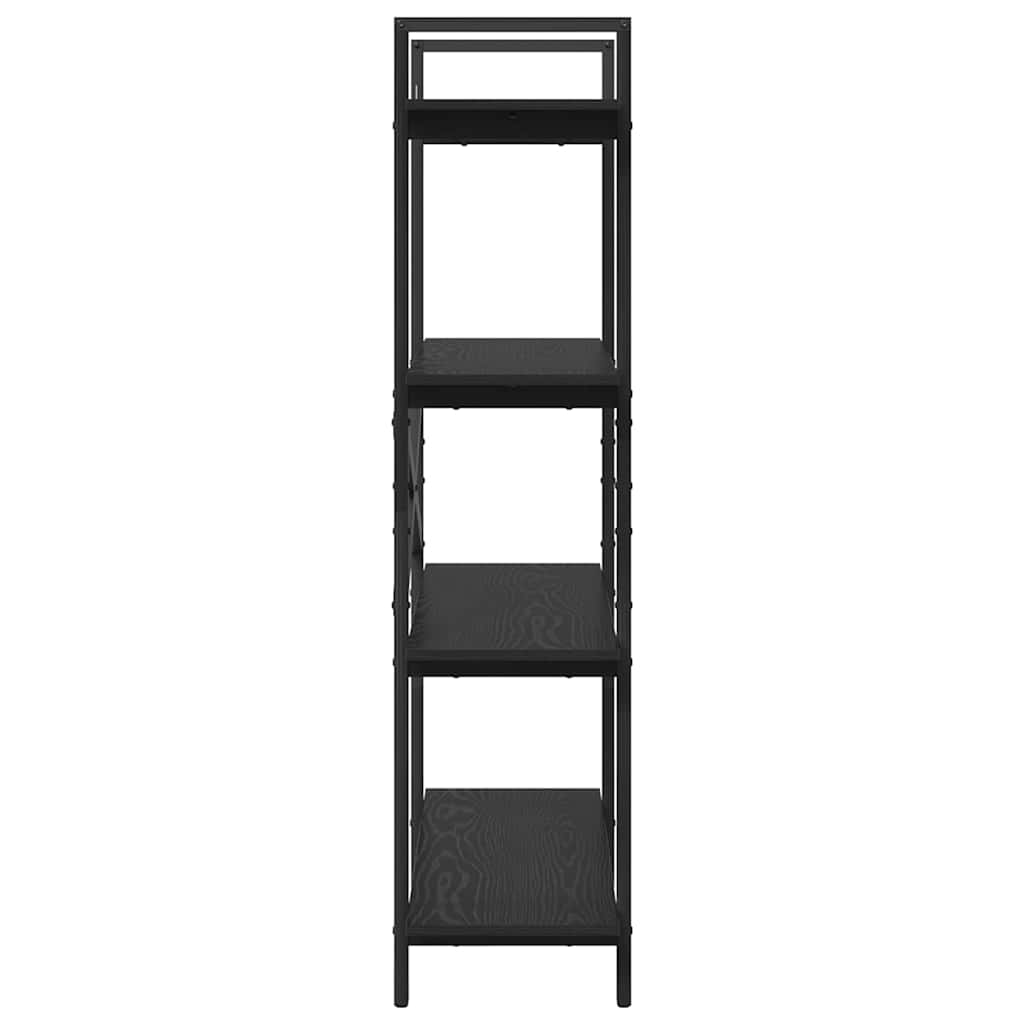 Polica Crni hrast 100 x 33,5 x 140 cm Konstruirano drvo
