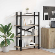 Polica Sonoma hrast 100 x 33,5 x 140 cm Konstruirano drvo