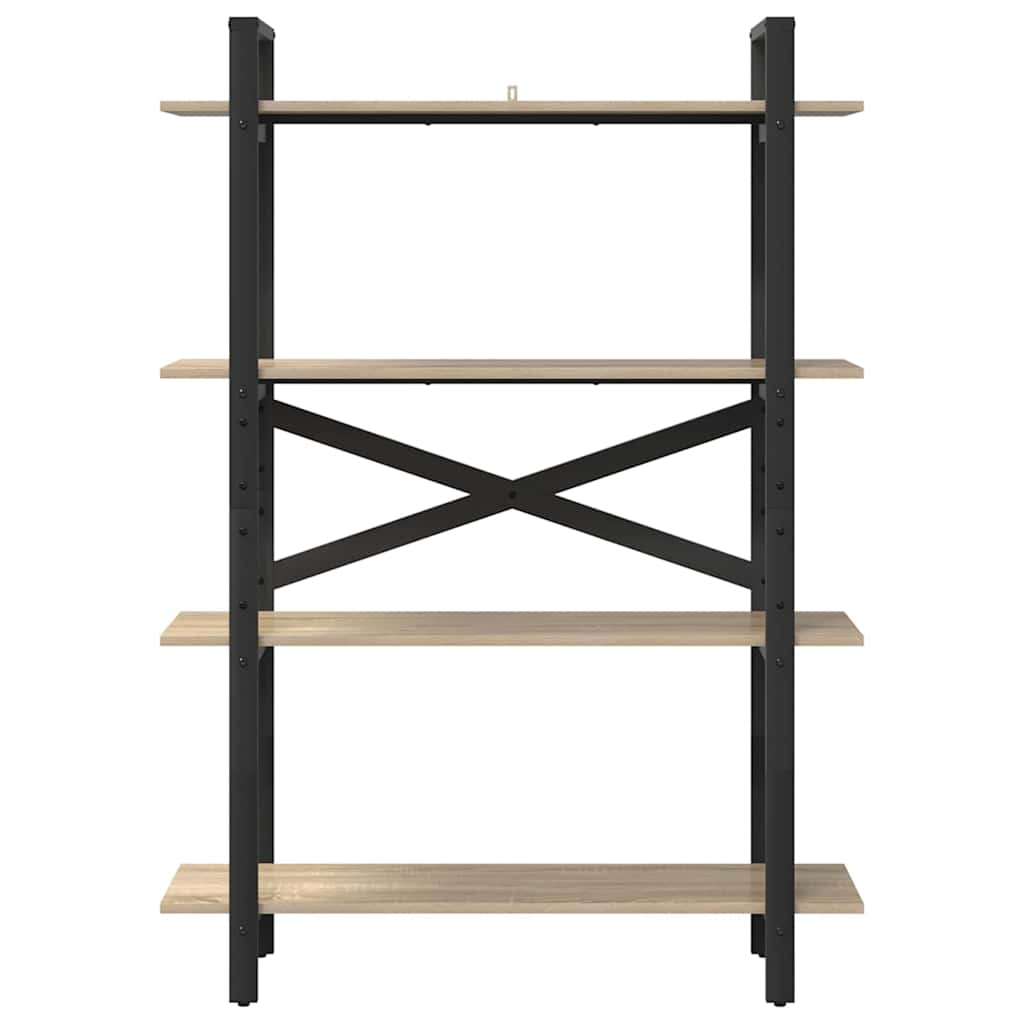 Polica Sonoma hrast 100 x 33,5 x 140 cm Konstruirano drvo