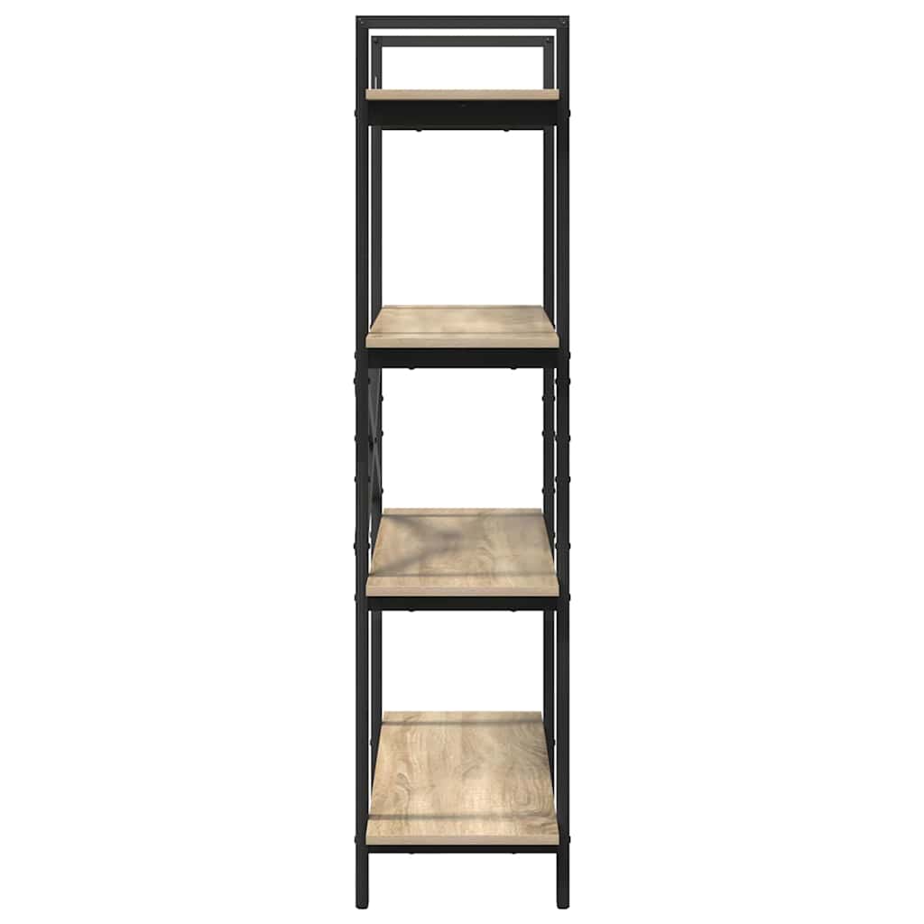 Polica Sonoma hrast 100 x 33,5 x 140 cm Konstruirano drvo