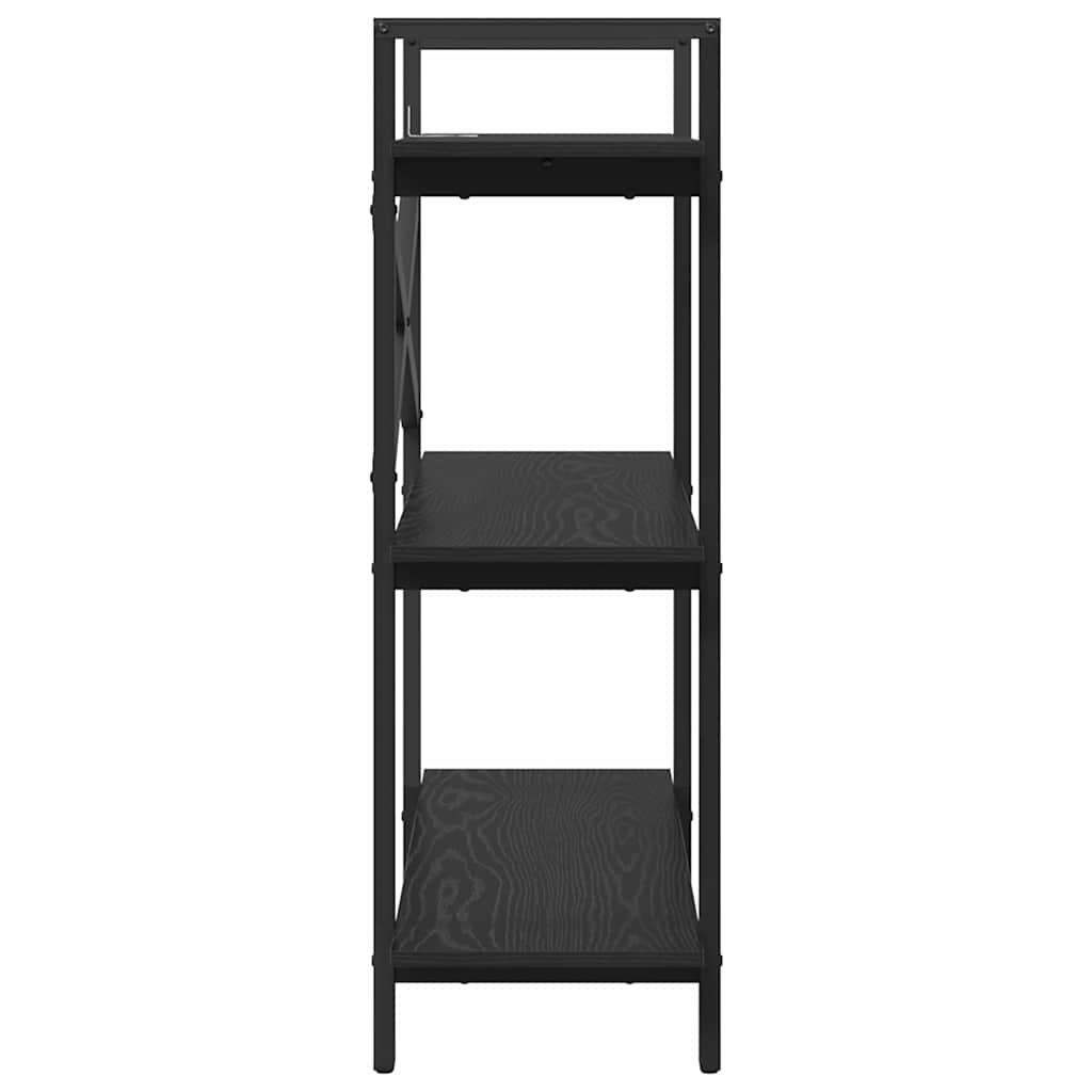 Polica Crni hrast 100 x 33,5 x 102 cm Konstruirano drvo
