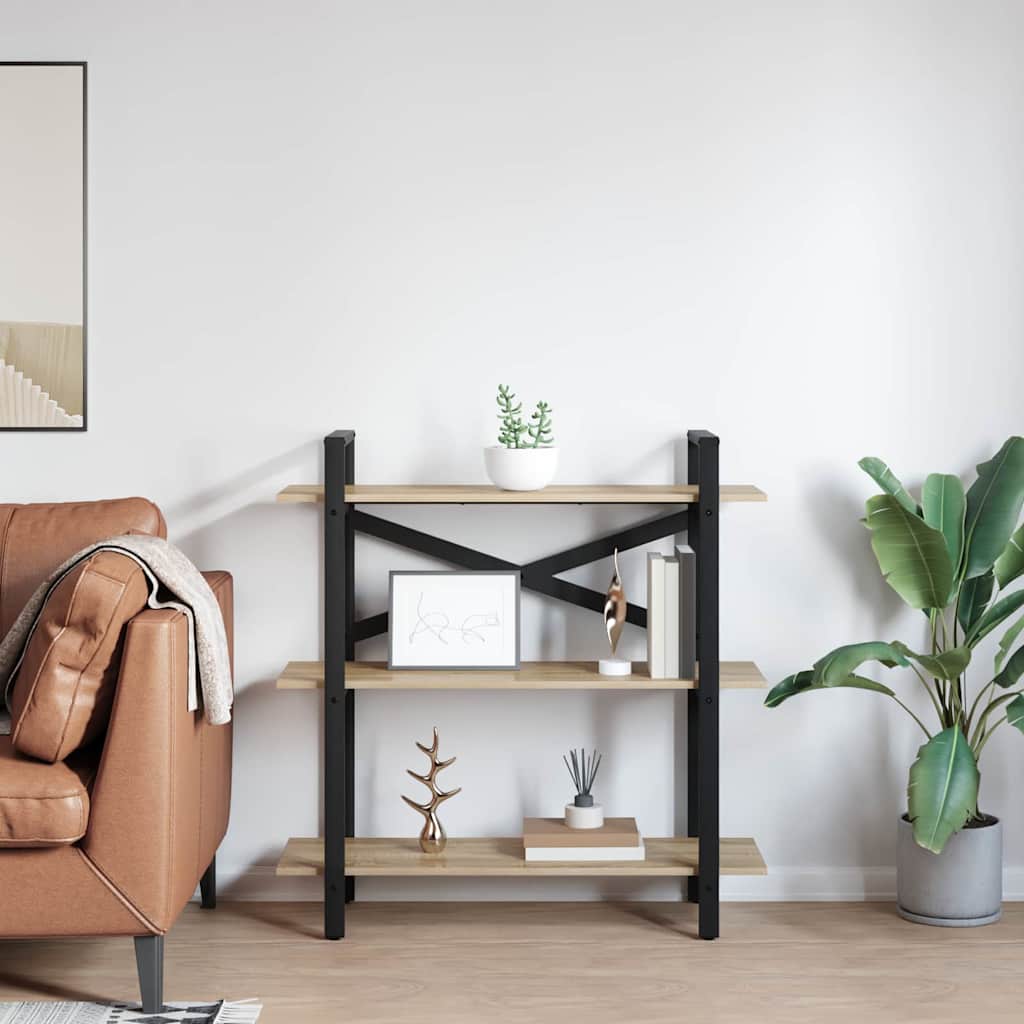 Polica Sonoma hrast 100 x 33,5 x 102 cm Konstruirano drvo