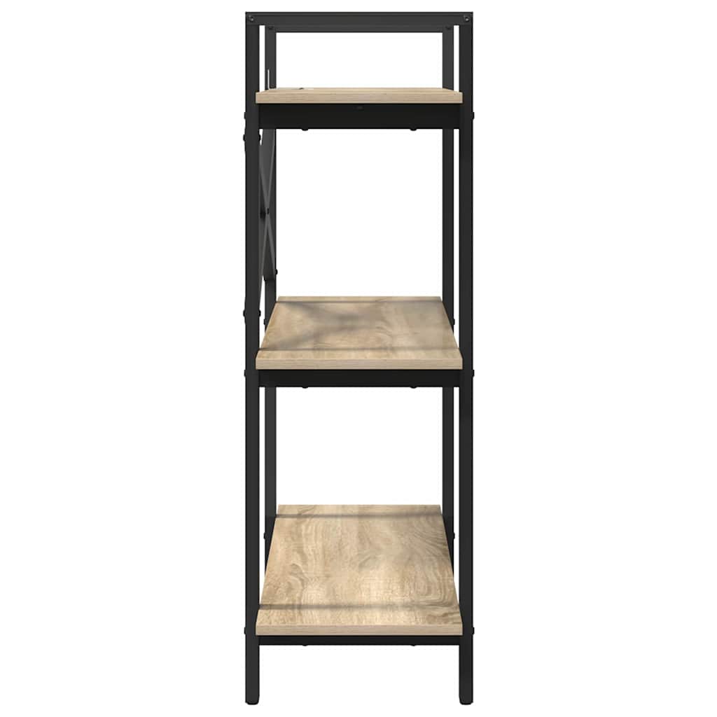 Polica Sonoma hrast 100 x 33,5 x 102 cm Konstruirano drvo