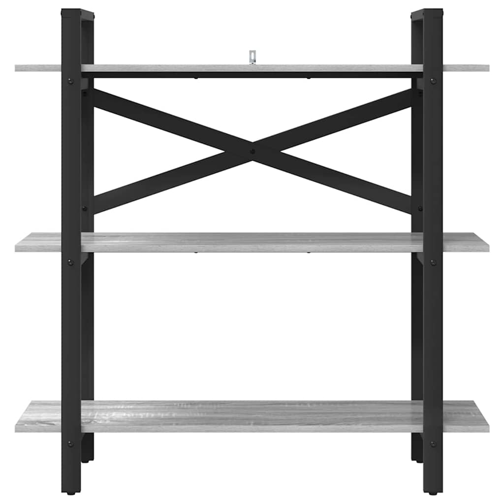 Polica Siva Sonoma 100 x 33,5 x 102 cm Konstruirano drvo