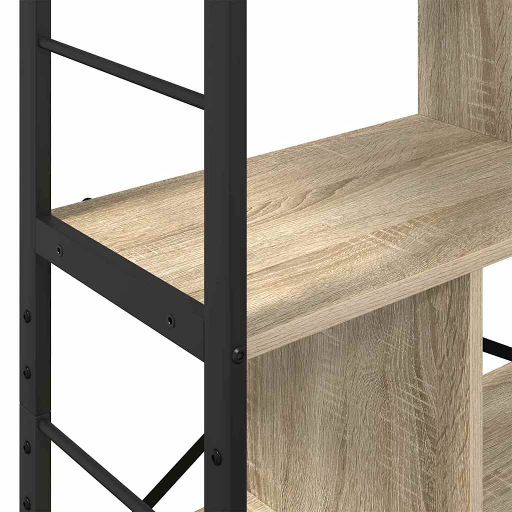 Polica Sonoma hrast 75 x 30 x 156 cm Konstruirano drvo