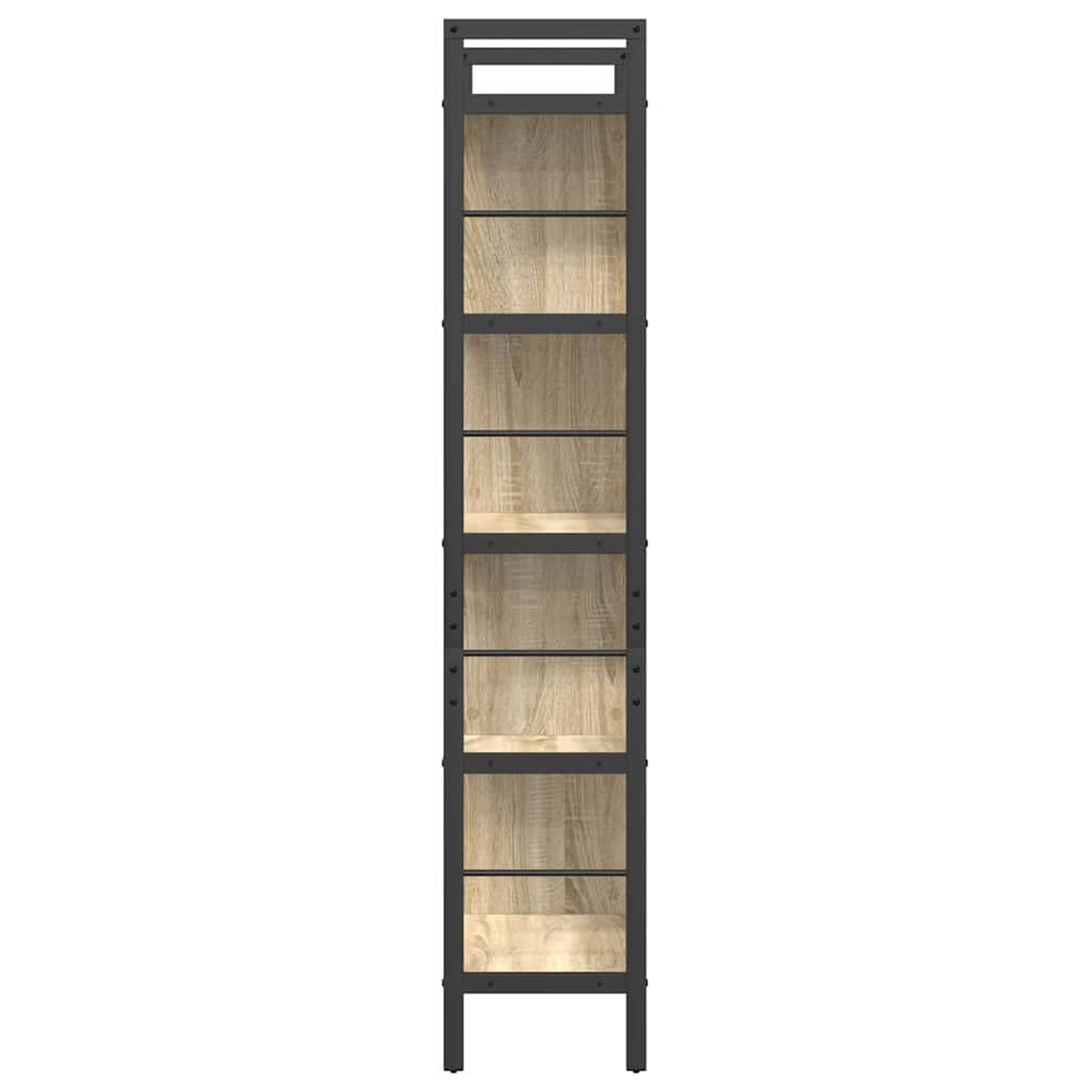 Polica Sonoma hrast 75 x 30 x 156 cm Konstruirano drvo