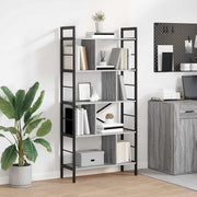 Polica Siva Sonoma 75 x 30 x 156 cm Konstruirano drvo
