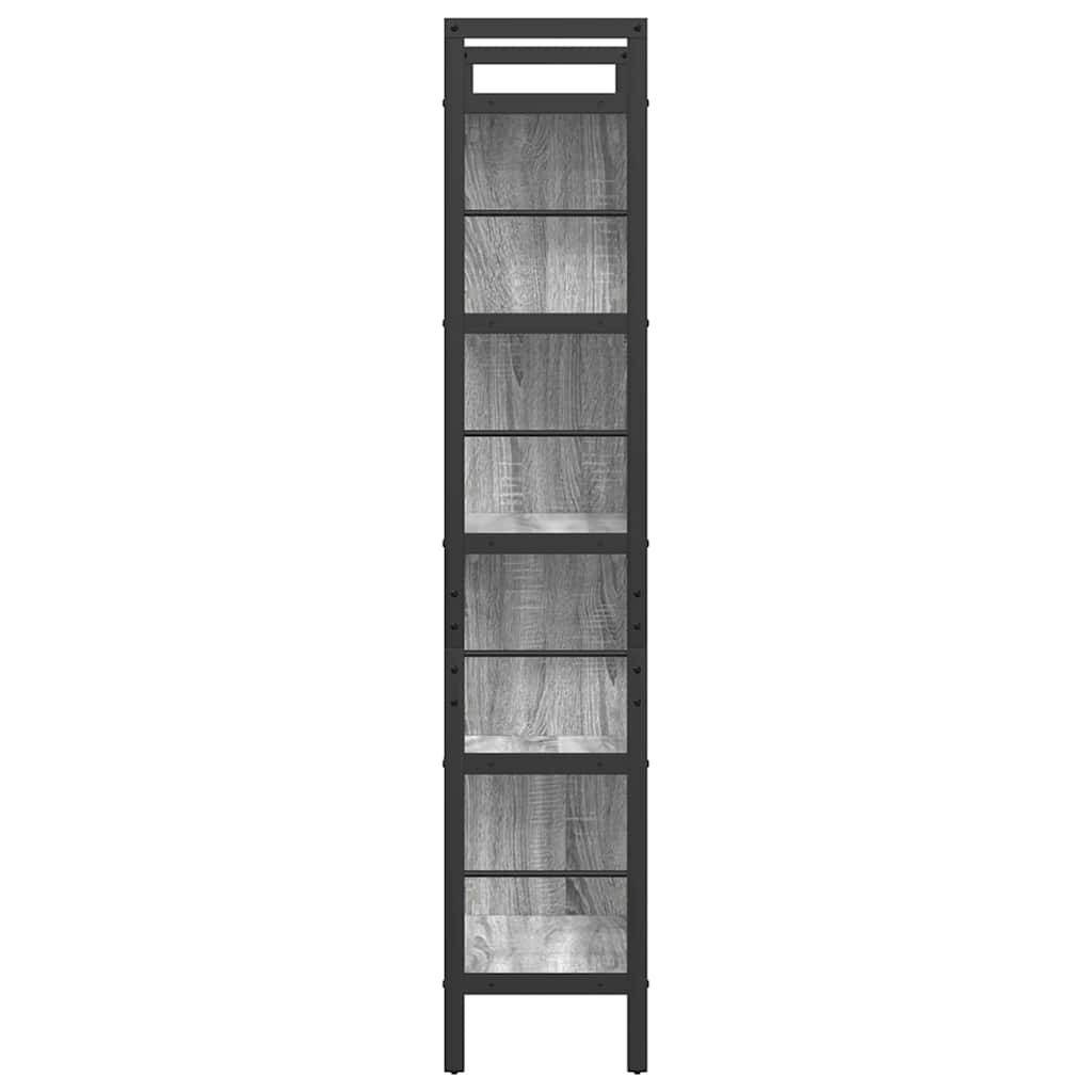 Polica Siva Sonoma 75 x 30 x 156 cm Konstruirano drvo