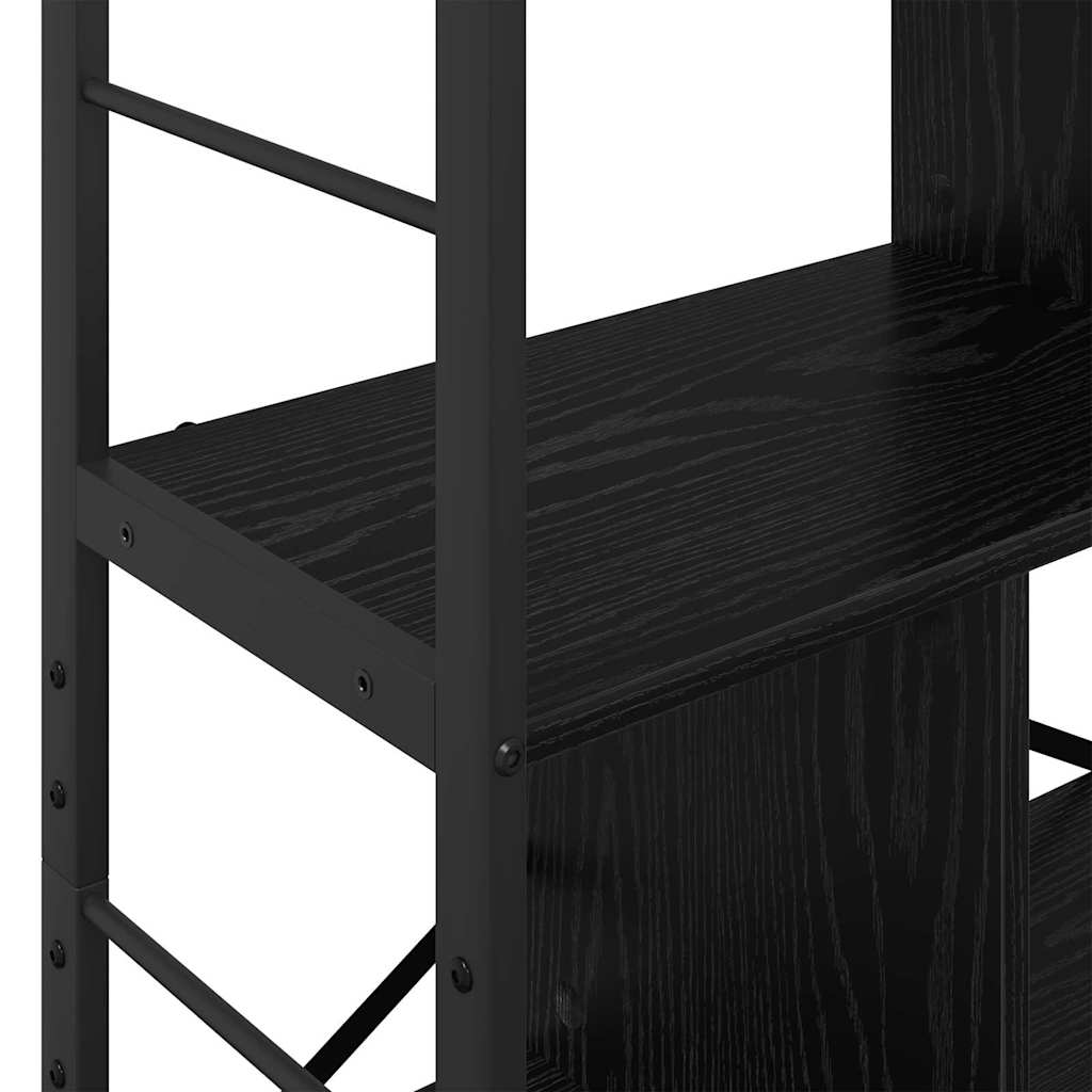 Polica Crni hrast 75 x 30 x 123,5 cm Konstruirano drvo