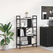 Polica Crni hrast 75 x 30 x 123,5 cm Konstruirano drvo