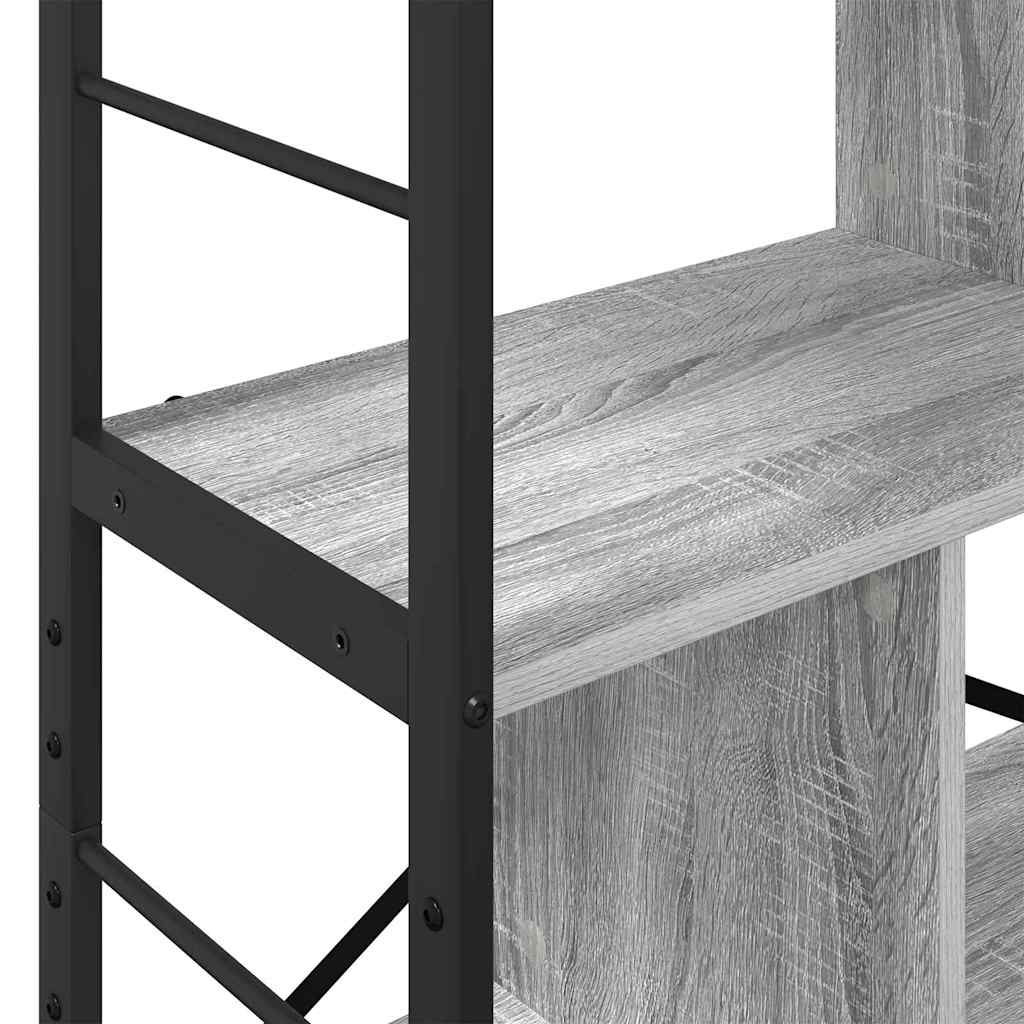 Polica Siva Sonoma 75 x 30 x 123,5 cm Konstruirano drvo