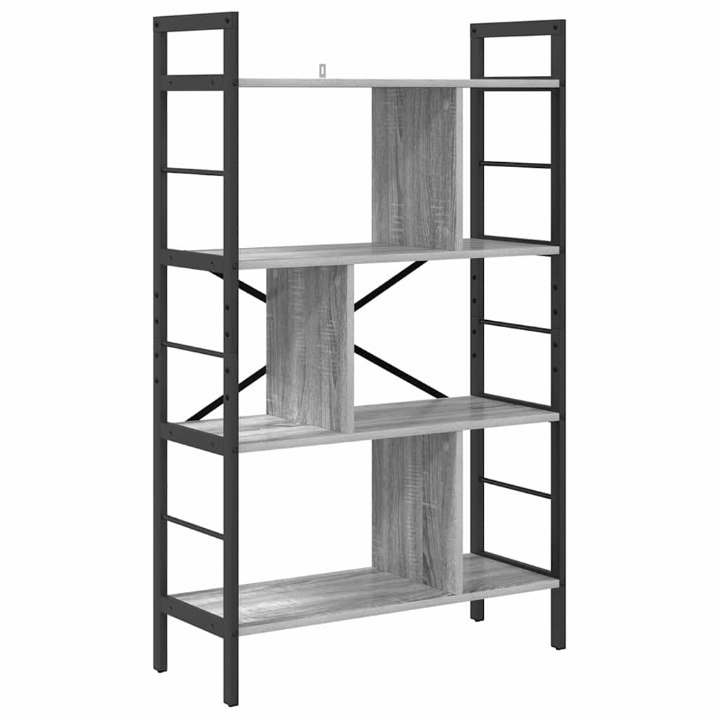 Polica Siva Sonoma 75 x 30 x 123,5 cm Konstruirano drvo