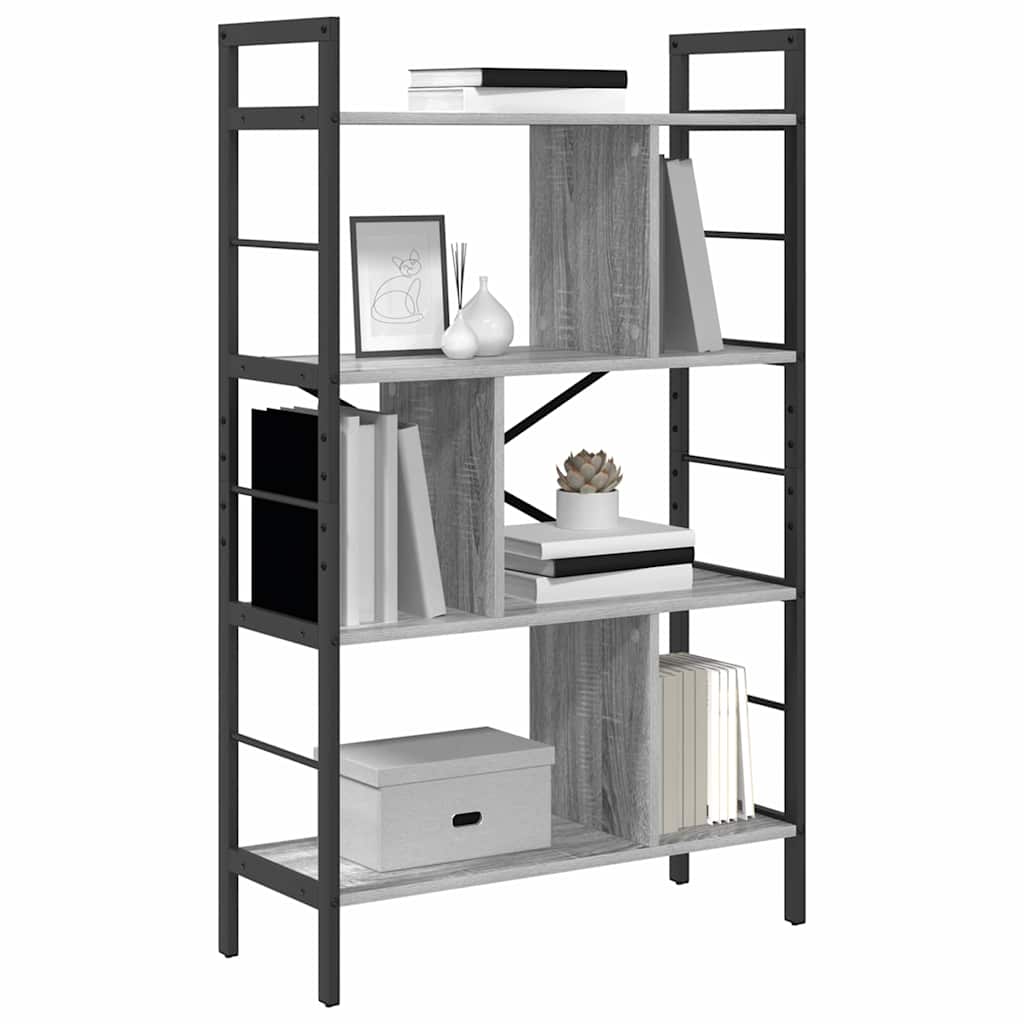 Polica Siva Sonoma 75 x 30 x 123,5 cm Konstruirano drvo