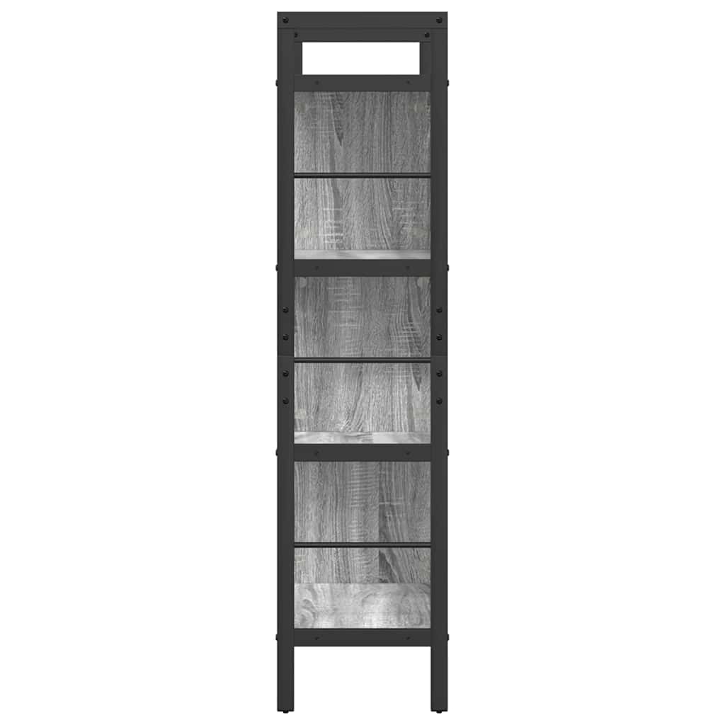 Polica Siva Sonoma 75 x 30 x 123,5 cm Konstruirano drvo