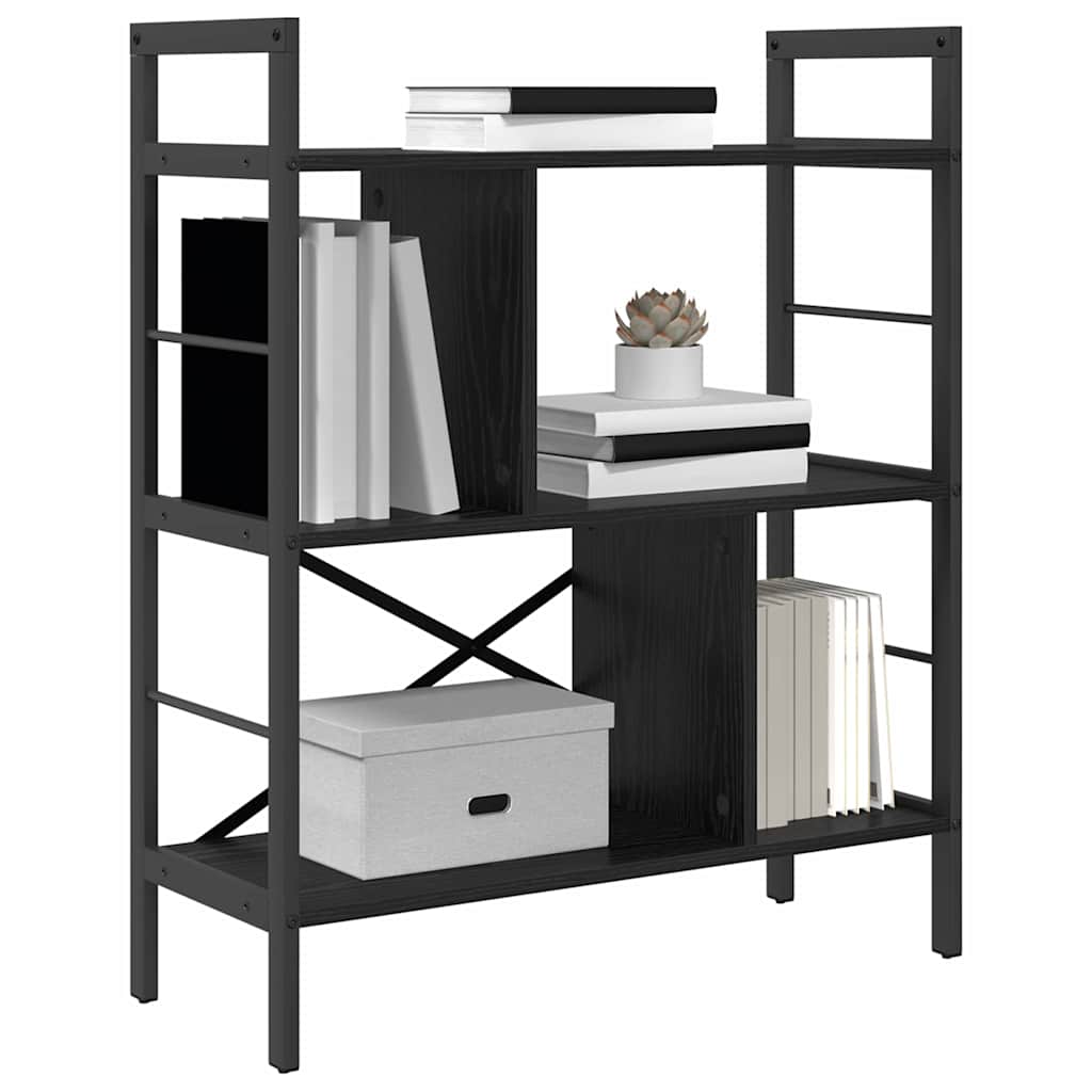 Polica Crni hrast 75 x 30 x 91 cm Konstruirano drvo