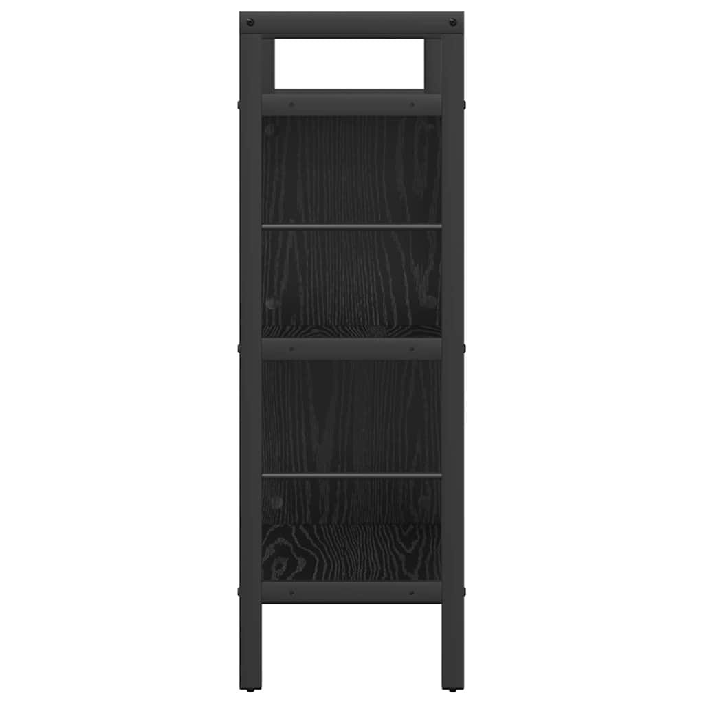 Polica Crni hrast 75 x 30 x 91 cm Konstruirano drvo