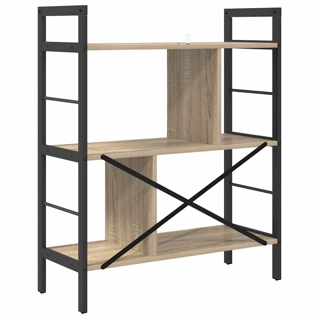 Polica Sonoma hrast 75 x 30 x 91 cm Konstruirano drvo