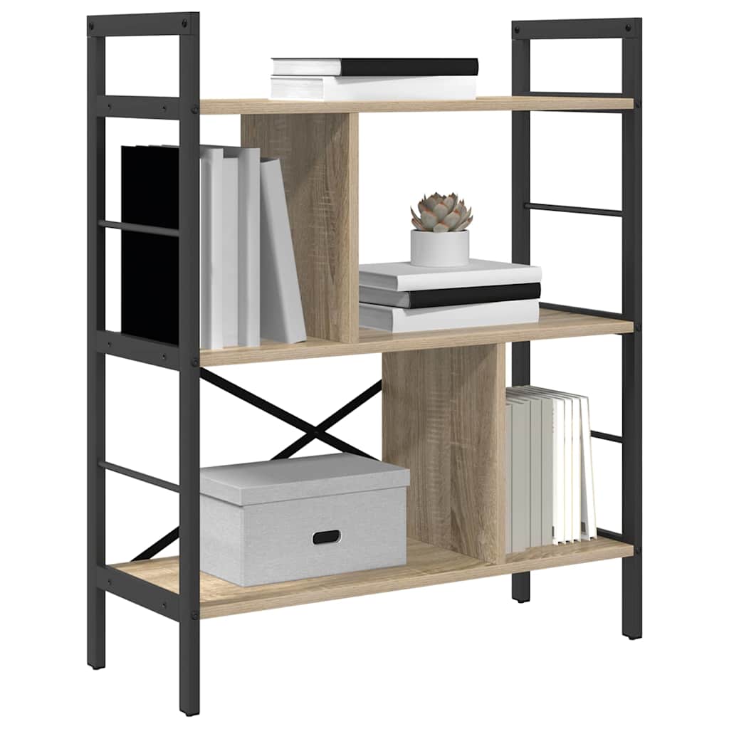Polica Sonoma hrast 75 x 30 x 91 cm Konstruirano drvo