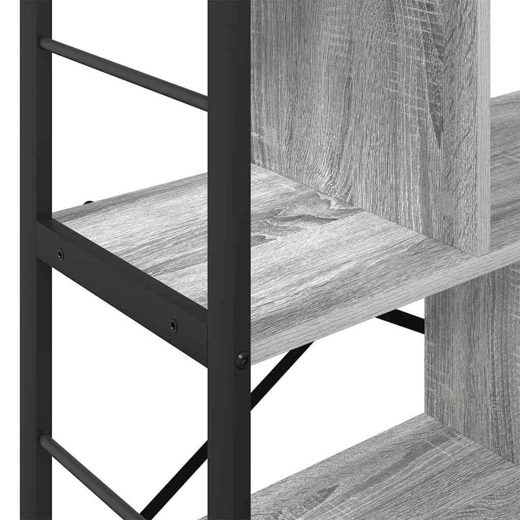 Polica Siva Sonoma 75 x 30 x 91 cm Konstruirano drvo