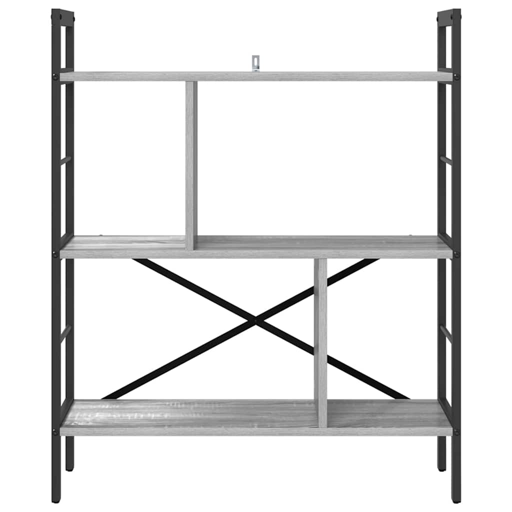 Polica Siva Sonoma 75 x 30 x 91 cm Konstruirano drvo