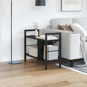 Polica Crni hrast 75 x 30 x 58,5 cm Konstruirano drvo