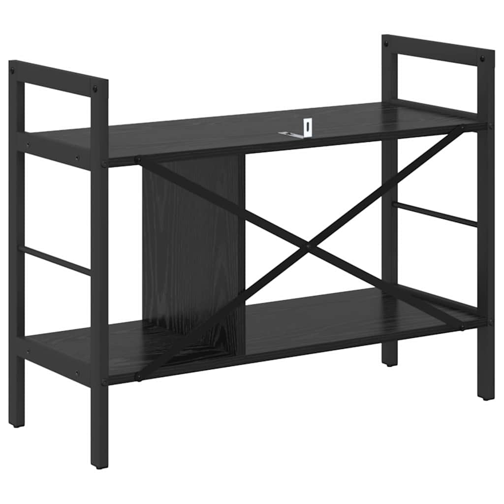 Polica Crni hrast 75 x 30 x 58,5 cm Konstruirano drvo