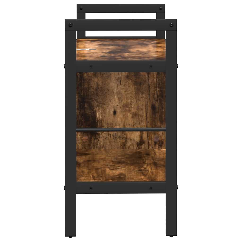 Polica Dimljeni hrast 75 x 30 x 58,5 cm Konstruirano drvo