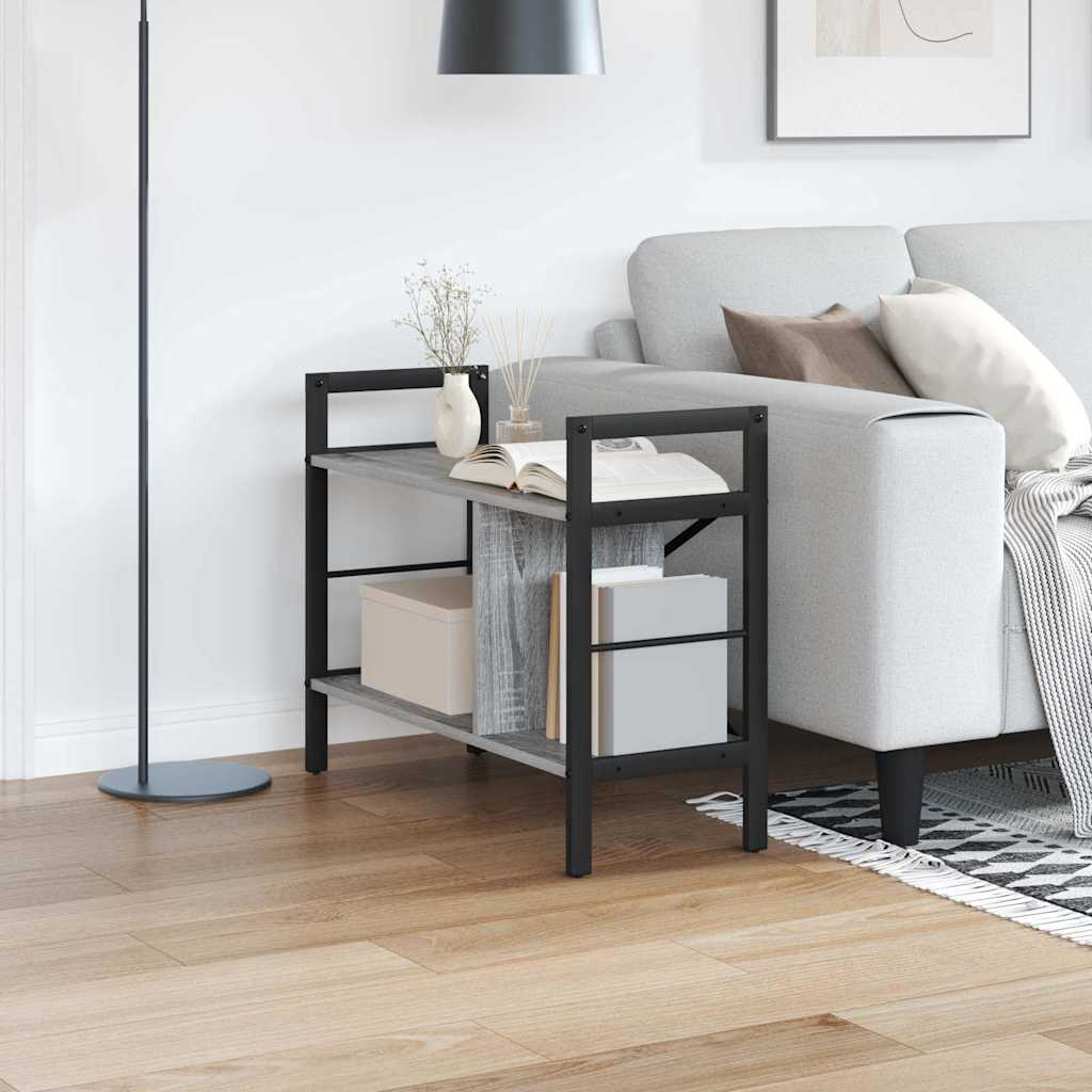 Polica Siva Sonoma 75 x 30 x 58,5 cm Konstruirano drvo