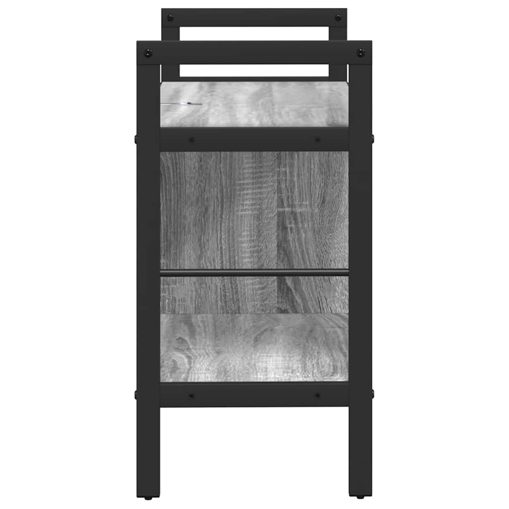 Polica Siva Sonoma 75 x 30 x 58,5 cm Konstruirano drvo