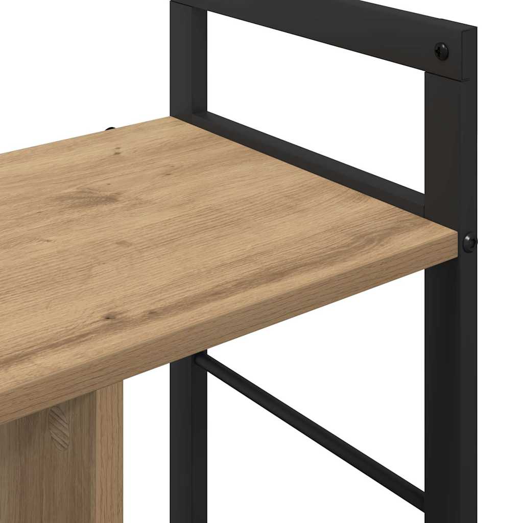 Polica Umjetnički hrast 75 x 30 x 58,5 cm Konstruirano drvo