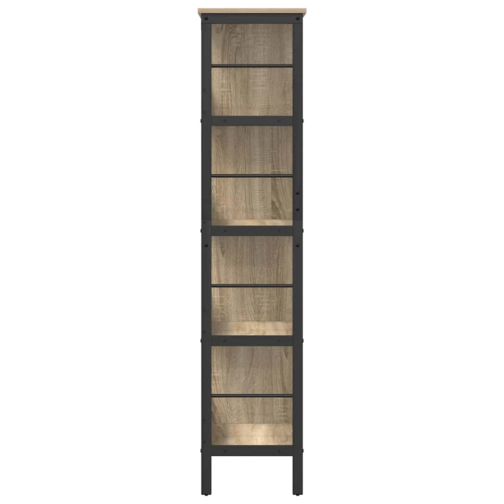 Polica Sonoma hrast 82 x 32 x 144,5 cm Konstruirano drvo