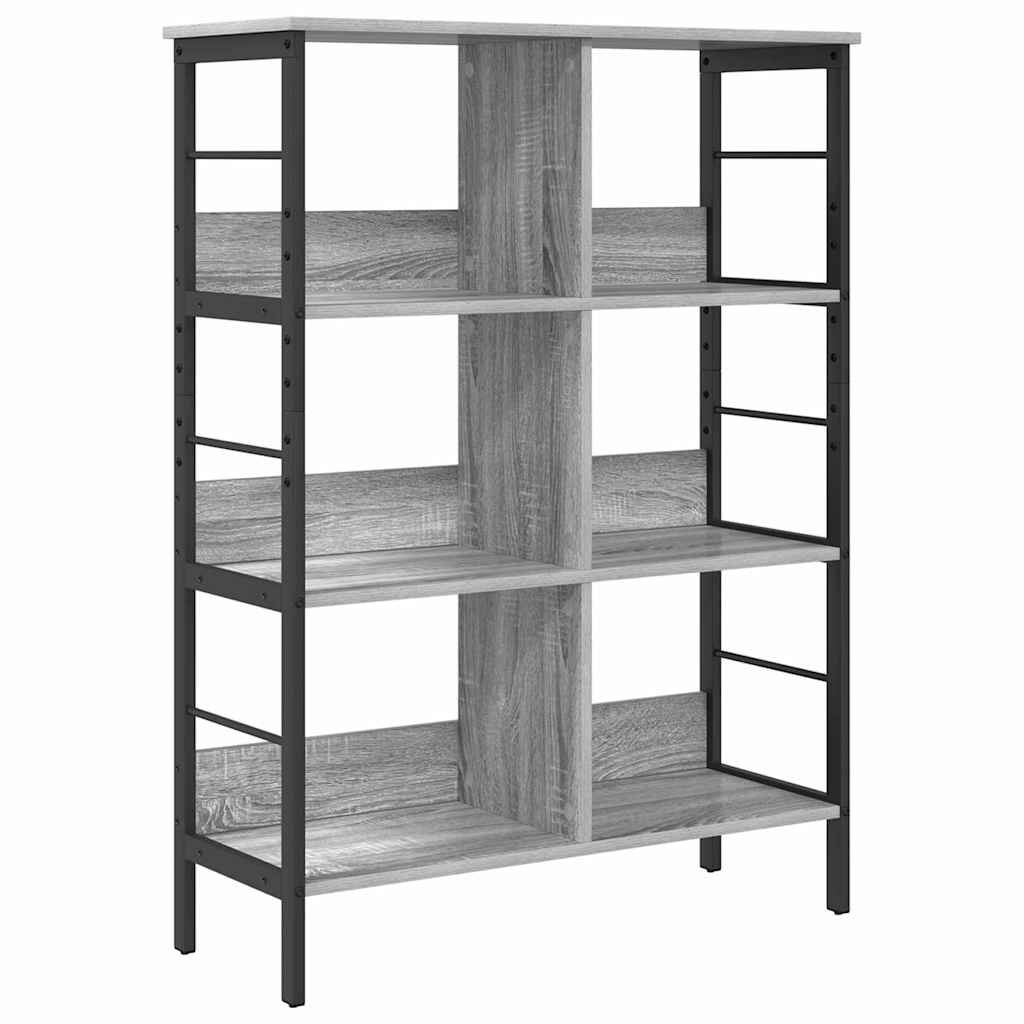 Polica Siva Sonoma 82 x 32 x 112 cm Konstruirano drvo