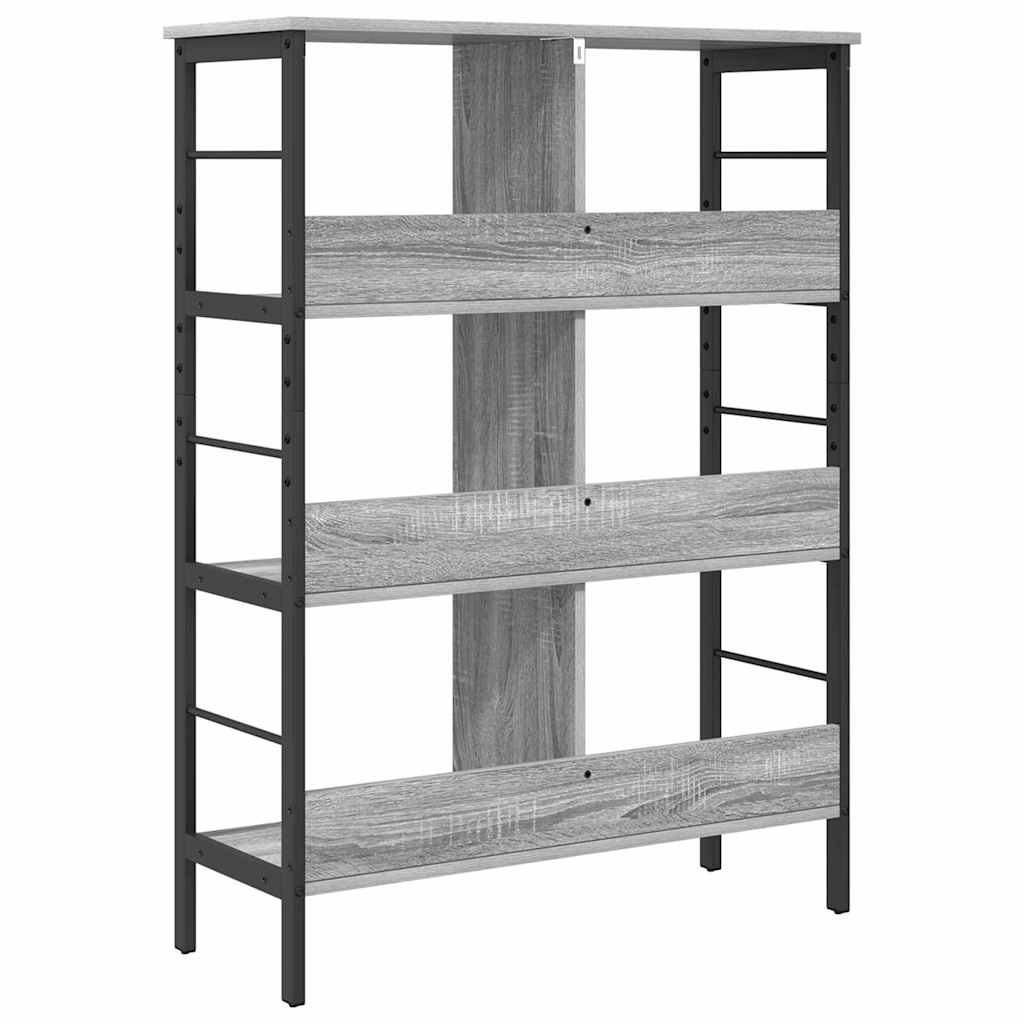 Polica Siva Sonoma 82 x 32 x 112 cm Konstruirano drvo