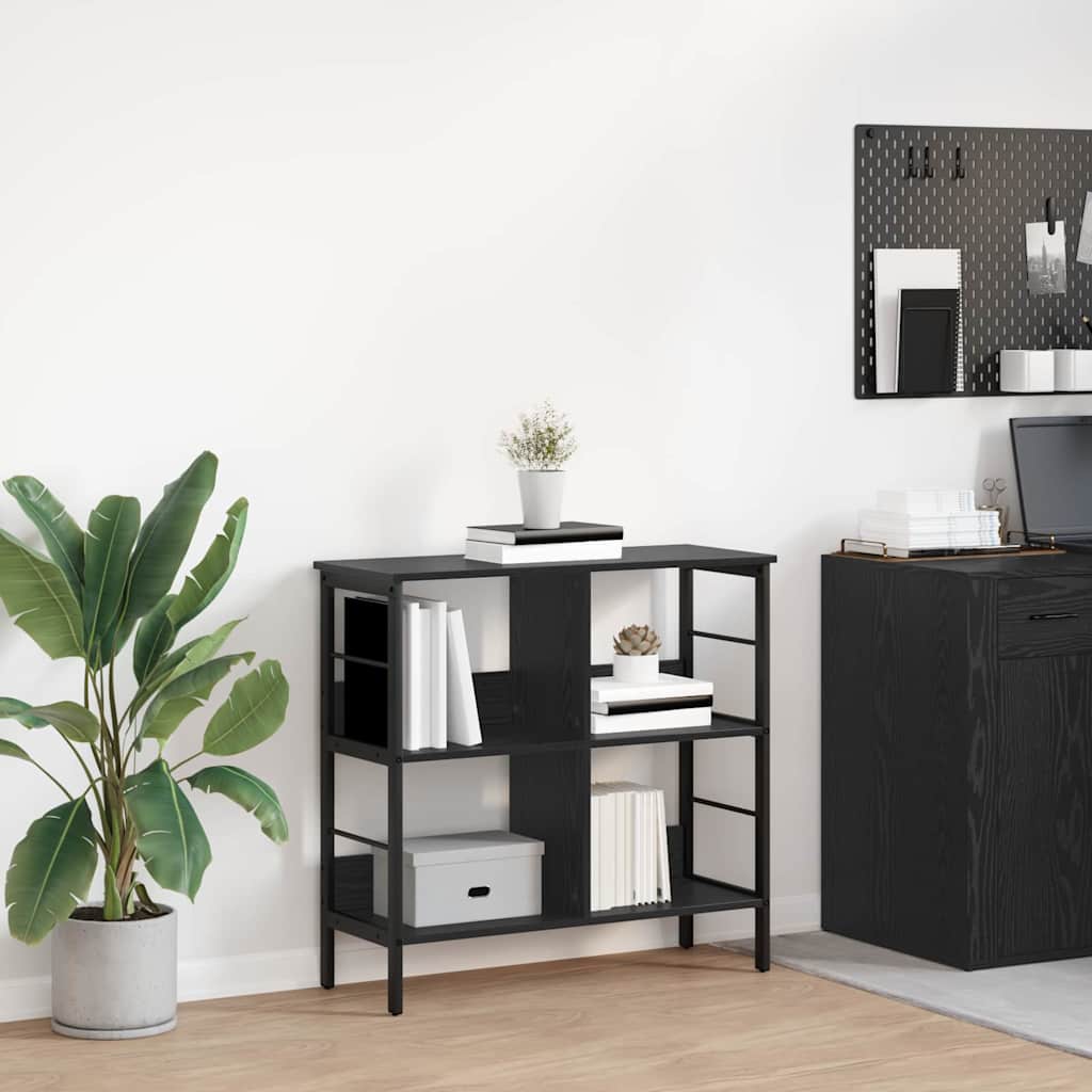 Polica Crni hrast 82 x 32 x 79 cm Konstruirano drvo