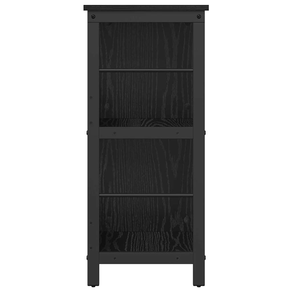 Polica Crni hrast 102 x 32 x 72,5 cm Konstruirano drvo
