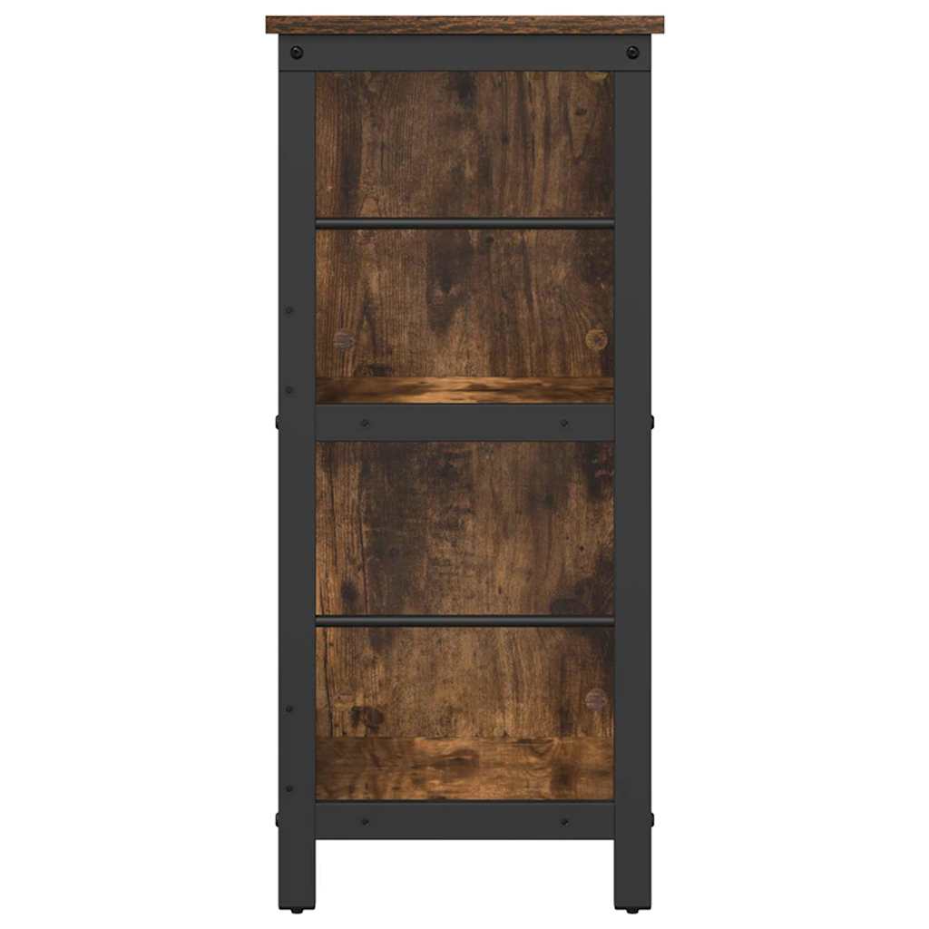 Polica Dimljeni hrast 102 x 32 x 72,5 cm Konstruirano drvo