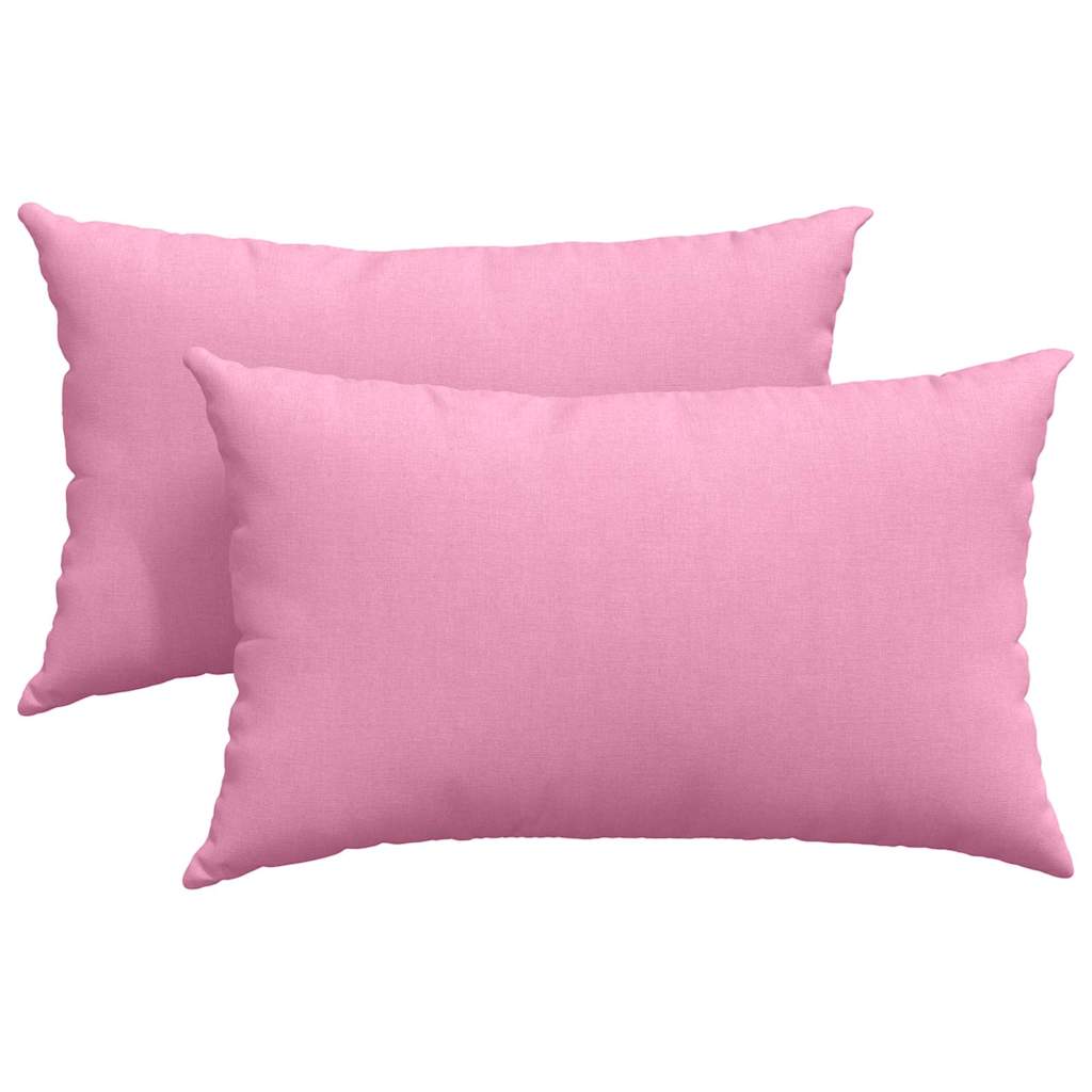 Jastučići za sofu 2 pcs Ružičasta 50 x 30 cm tkanina