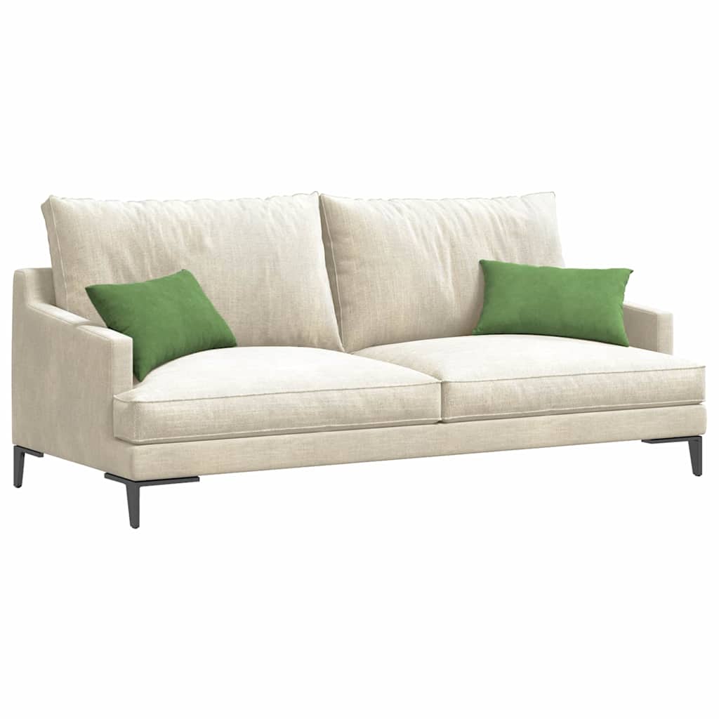 Jastučići za sofu 2 pcs Svijetlo zelena 50 x 30 cm