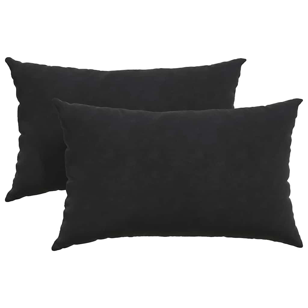 Jastučići za sofu 2 pcs Crna 50 x 30 cm Kordura tekstil