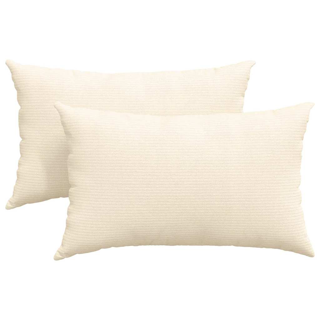 Jastučići za sofu 2 pcs Krema 50 x 30 cm Kordura tekstil