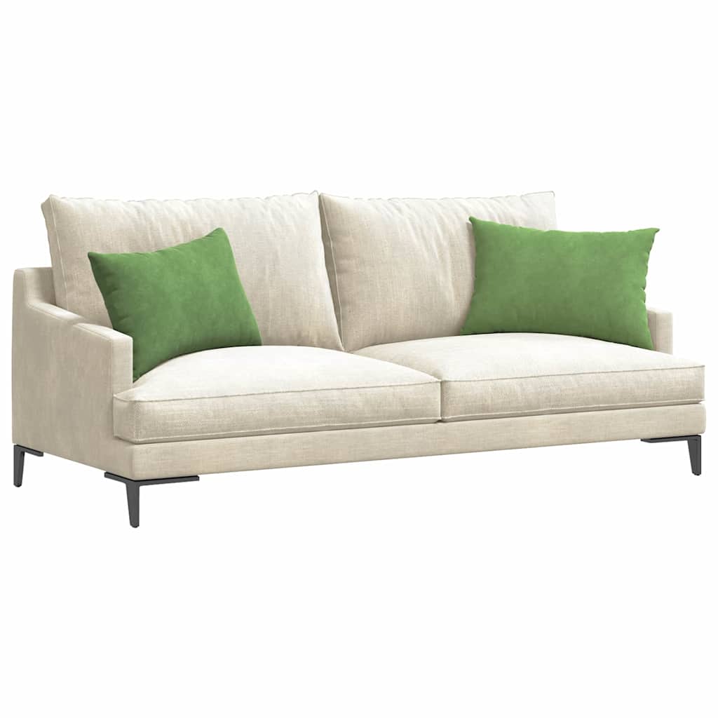 Jastučići za sofu 2 pcs Svijetlo zelena 60 x 40 cm