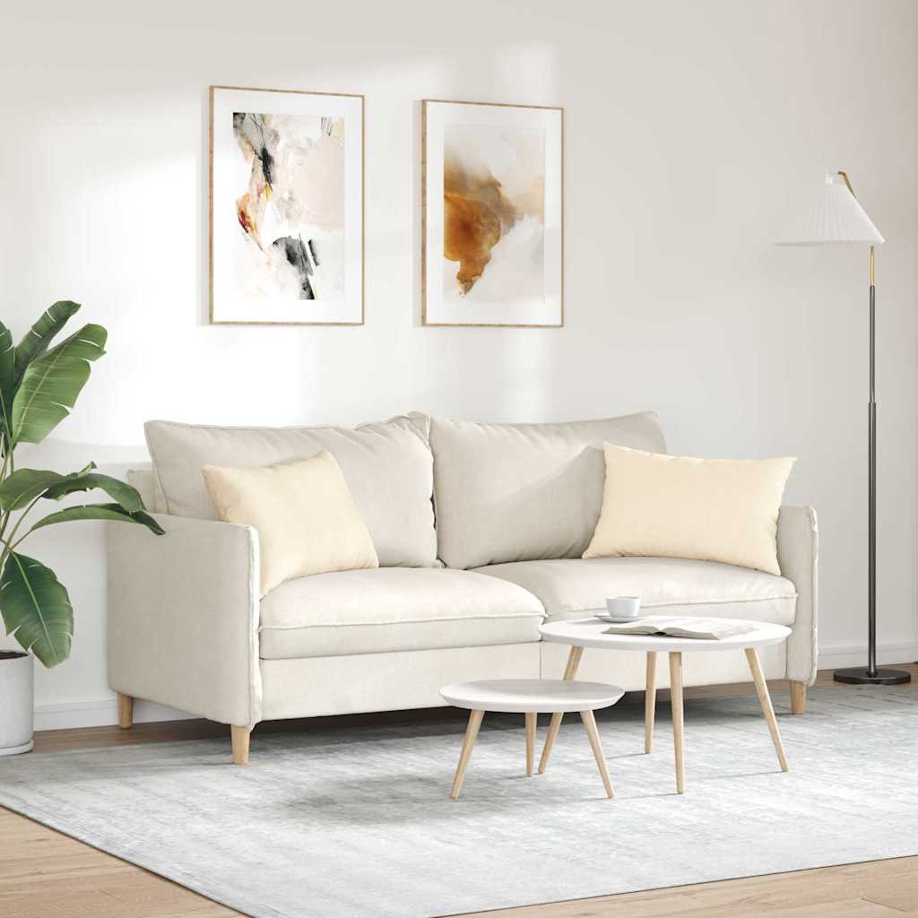 Jastučići za sofu 2 pcs Krema 60 x 40 cm Kordura tekstil