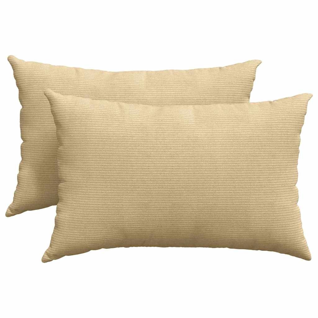 Jastučići za sofu 2 pcs Siva zelena 60 x 40 cm Kordura tekstil